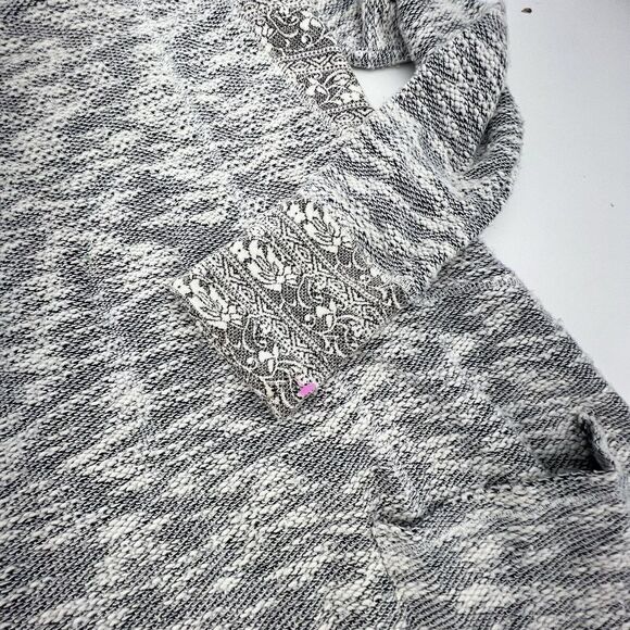 Anthropologie Saturday Sunday Mercer Blue Gray Knit Sweater Swing Dress Small - Picture 3 of 5